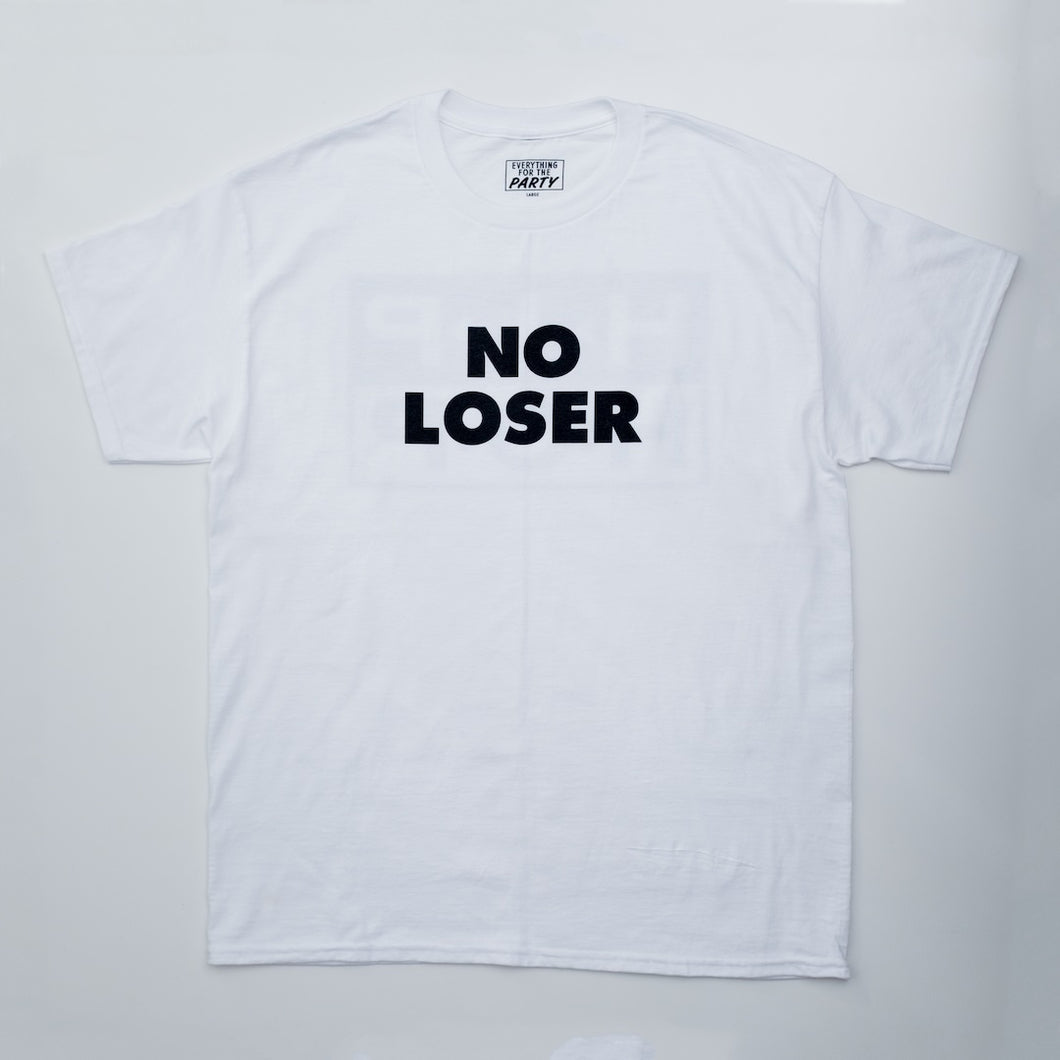 NO LOSER HIPHOP T-SHIRT【WHITE】